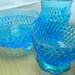 Vintage Electric Blue Glassware Set