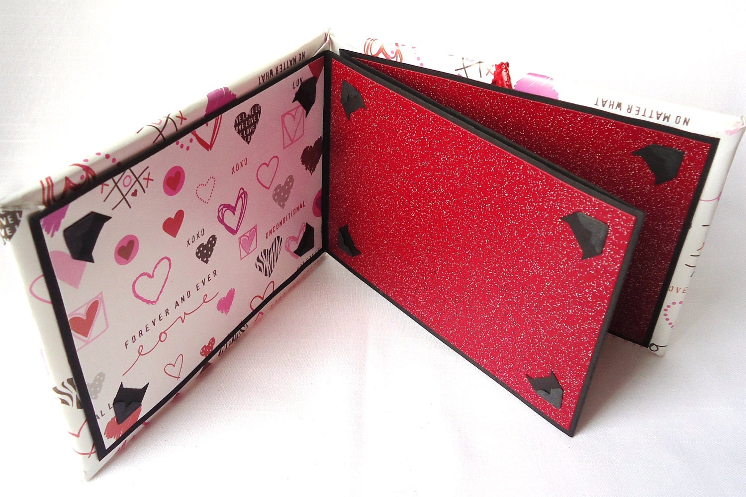 Wedding Photo Album Love Brag Book Accordion Album