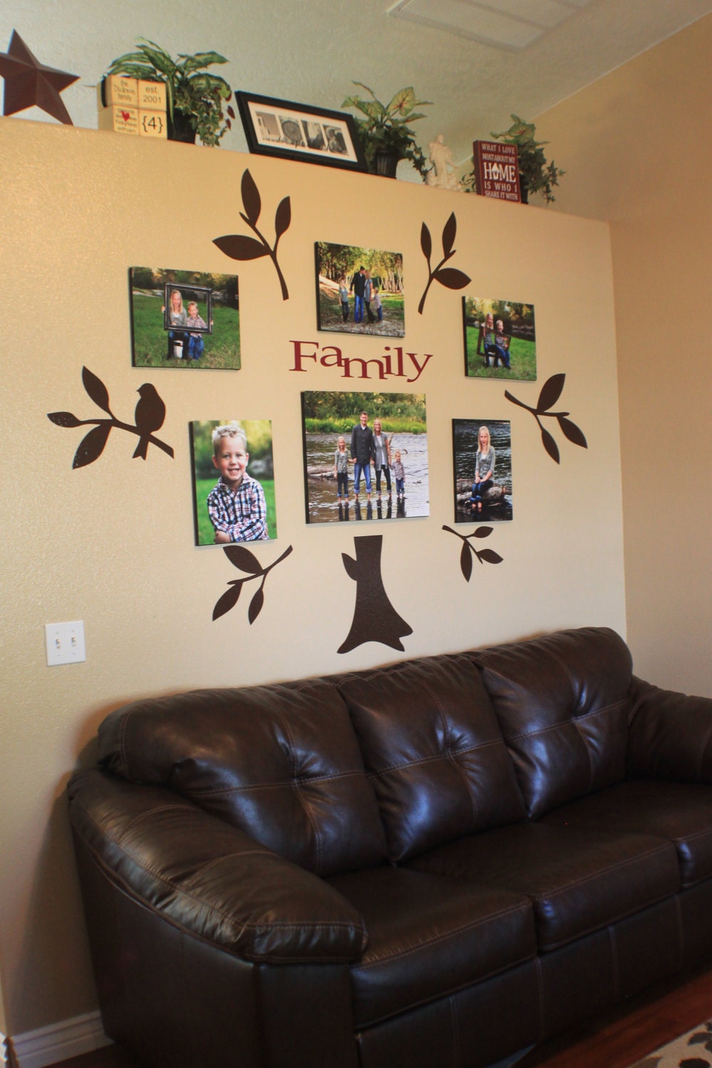 Vinyl Family Tree Wall Decal