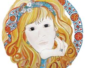Beltane Celtic Maiden print