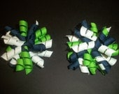 Seattle Seahawks inspired mini korker pair