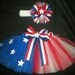 4th of July tutu set, USA princess custom made in your choice of size Newborn-4t