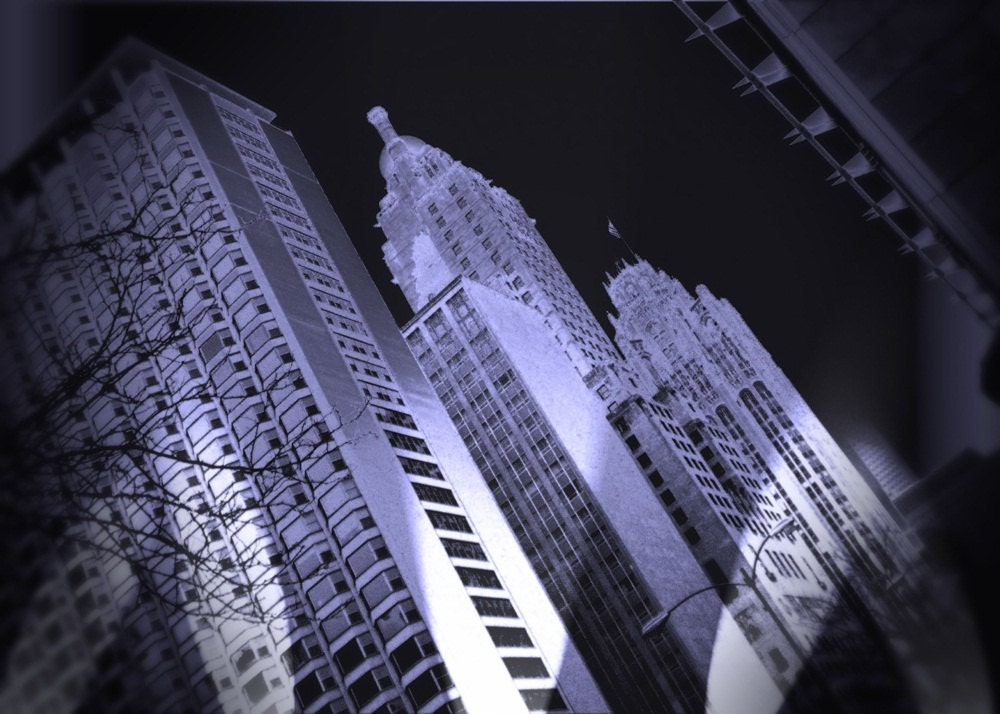 Architecture Skyscraper Photography Black and white,cityscape,nightlife,chicago,nyc