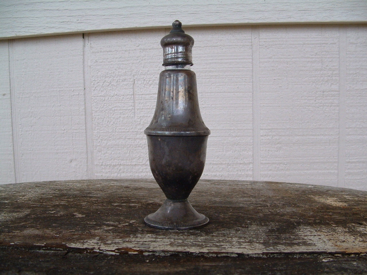 Weighted Sterling Salt Shaker - Duchin Creation - unpolished - 1950s
