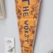 printed pennant flag - the worst is over