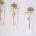 PURE: wall mount flower vase set of 3 simple modern geometric decor