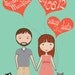 Custom Illustrated Portraits - Save the Dates, Wedding Invitations