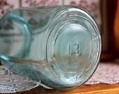 Number 13 - Blue Ball Perfect Mason Antique Jar - 1923-1933