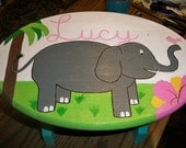 Step Stool Custom Painted for Child or Toddler Personalized Name and Theme