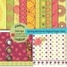 Spring Blossoms Digital Scrapbook Kit 300 dpi