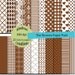 The Browns 12x12 Digital 22 page Paper Pack 300 dpi Printable small business use BUY 2 GET 1 FREE
