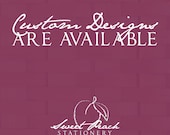 Customized Wedding, Birthday, and Announcements Designs Available