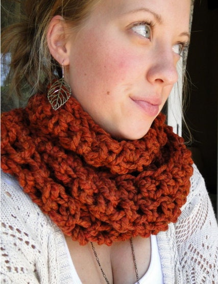 PATTERN PDF cowl scarf  "Wrap Your Arms Around Me Cowl"