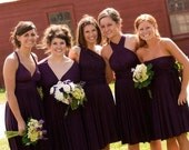 Bridesmaid Dress - Convertible Jersey Infinity Wrap Style
