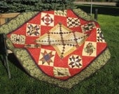 Moda Sampler Wallhanging in Warm Fall Colors