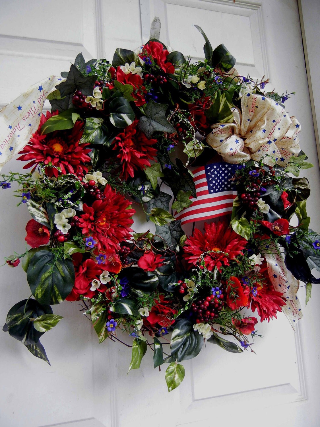 4th of july wreath summer wreath door decor by forevermore1 4th of july wreath summer wreath door decor by forevermore1