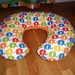 Elephant Print Boppy Pillow Cover Flannel super soft Hoffman It's a Jungle Out There Print