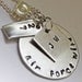Hand Stamped Jewelry- Police/Fireman/Sheriff/Trooper Wife