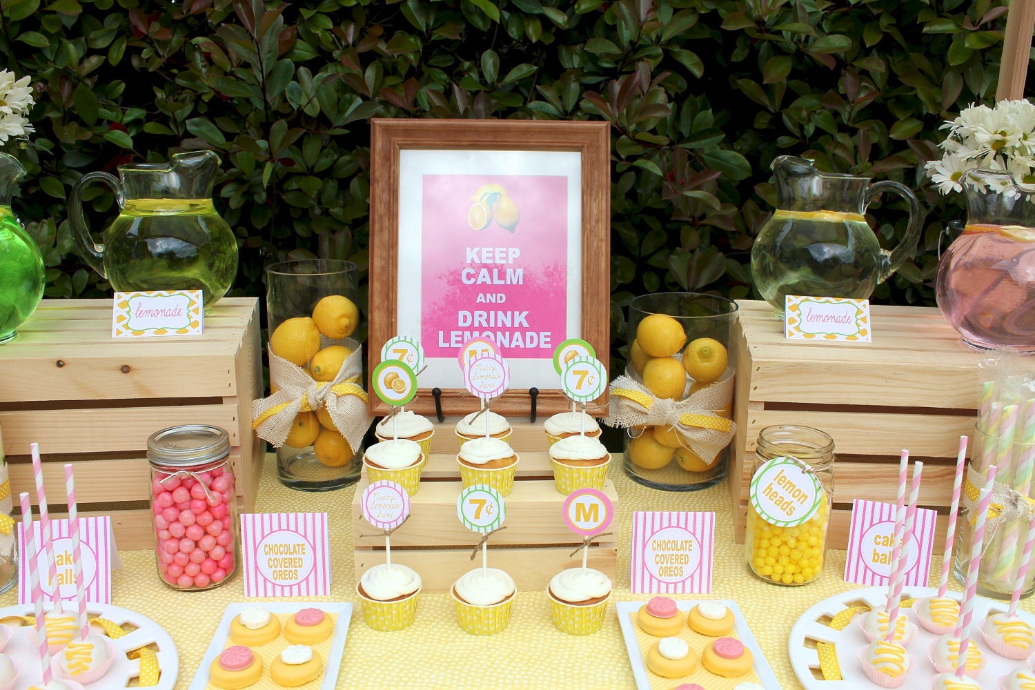 printable lemonade stand party package