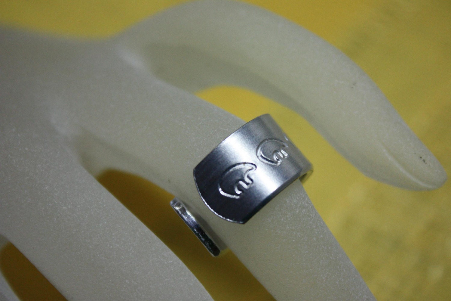 Reserved For Cay - TSALAGI Ring - Hand Stamped Ring Size 7
