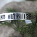 I STAND WITH ISRAEL - Hand Stamped Cuff Bracelet - Message Bracelet - Non Tarnish Cuff - Gift For Her - Gift For Him - cufi - Support Israel