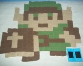 Big 8-bit Link rug