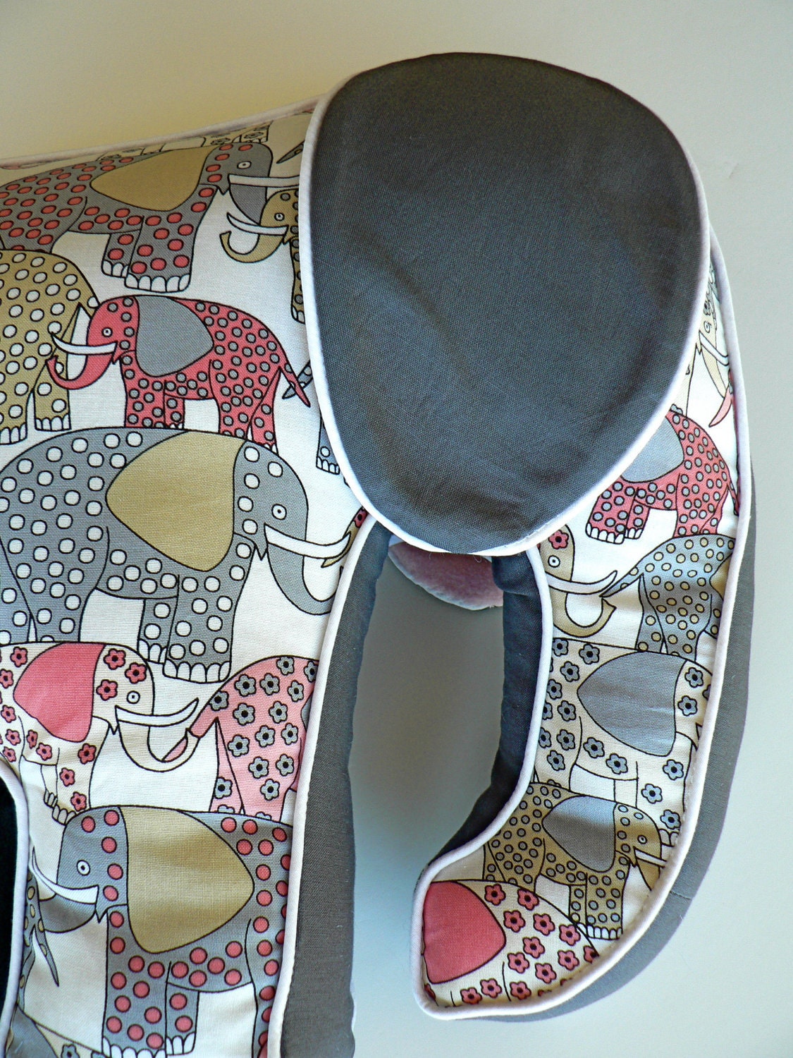 PINK ELEPHANT PILLOW