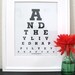 And they Lived Happily Ever After (TM) Eye chart prints