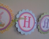 Easter Theme Birthday Banner