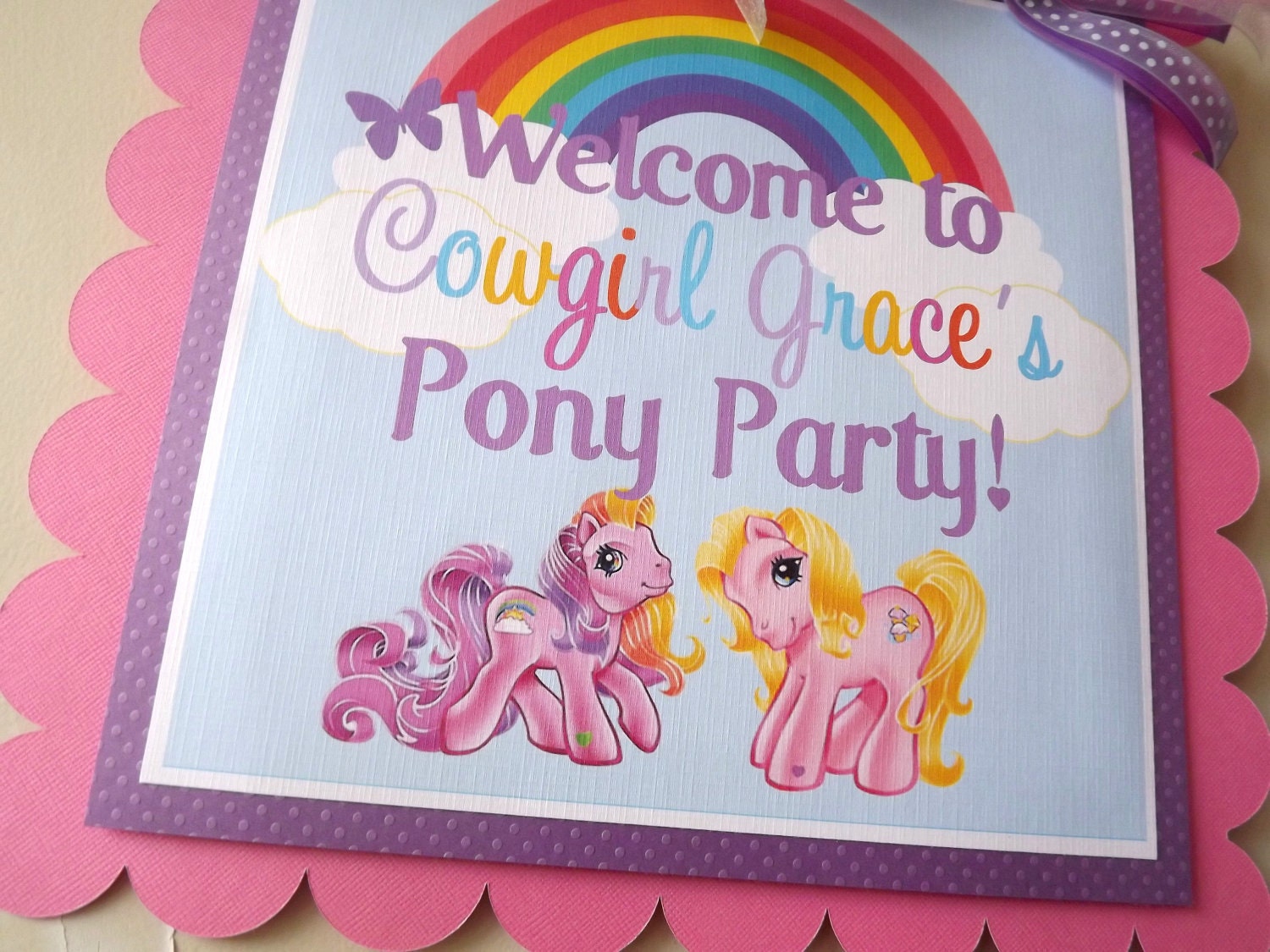 My Lil Pony Inspired Collection: Door Sign Il_570xn