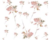 Shabby Chic Roses in a Pink Garden