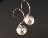UU Nature Chalice Earrings in Sterling Silver