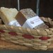 The Little Woven Soap Basket - in dark red-