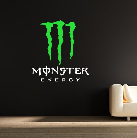 Monster Energy Wall Sticker wall sticker monster energy decal kids boys by Monster Energy Wall Sticker wall sticker monster energy decal kids boys by