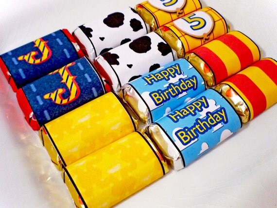 PRINTABLE CANDY WRAPPER - Western Cowboy Cowgirl Toy Story Woody Jessie Collection - Il_570xn