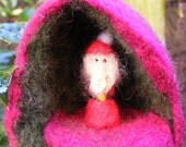 Father Christmas - Needle Felted Christmas Tree Decoration