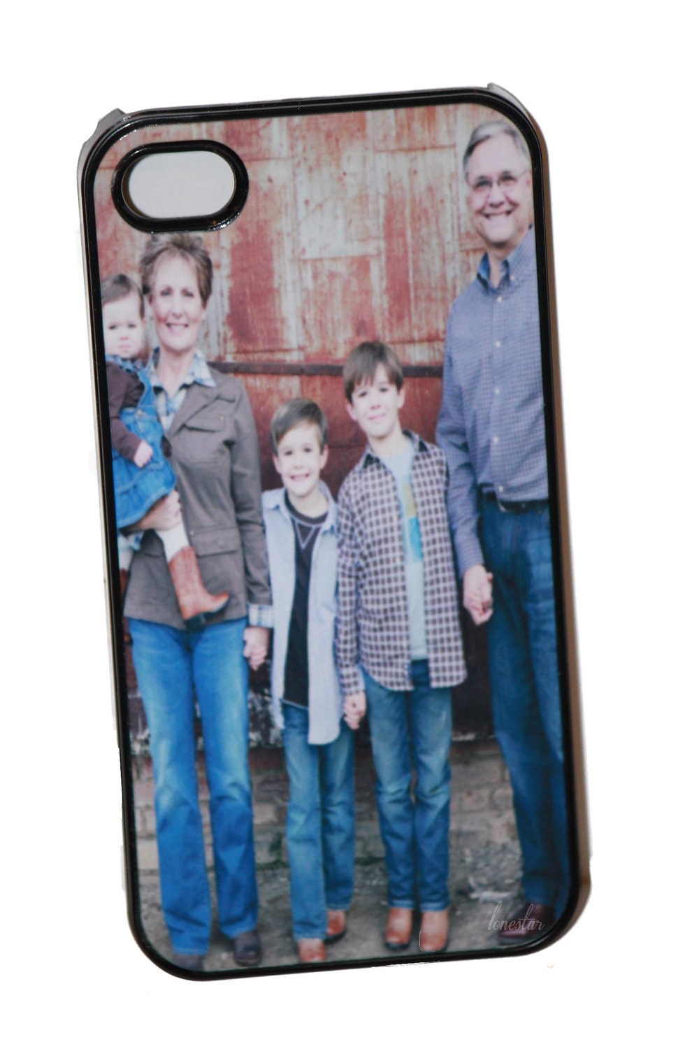 PERSONALIZED PHOTO GIFTS - Great Fathers Day Gifts- Custom iphone cases for any iPhone 4/4s, Any sayings,pictures etc..