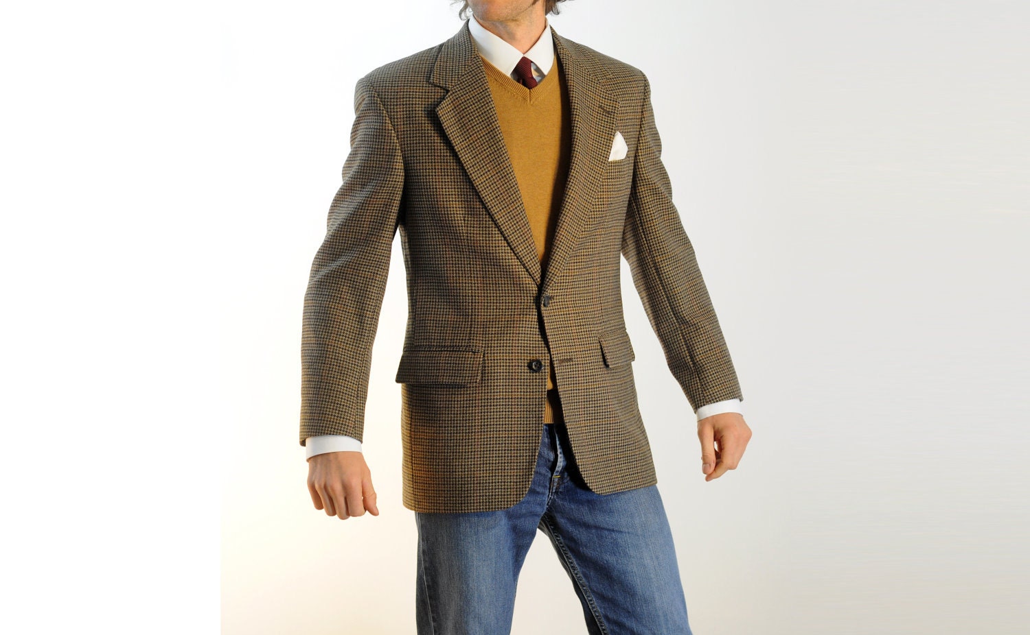 Mens Houndstooth Jacket