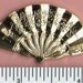 Gold gloss fan buttons