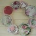 China Wreath with Vintage Teacups and Saucers