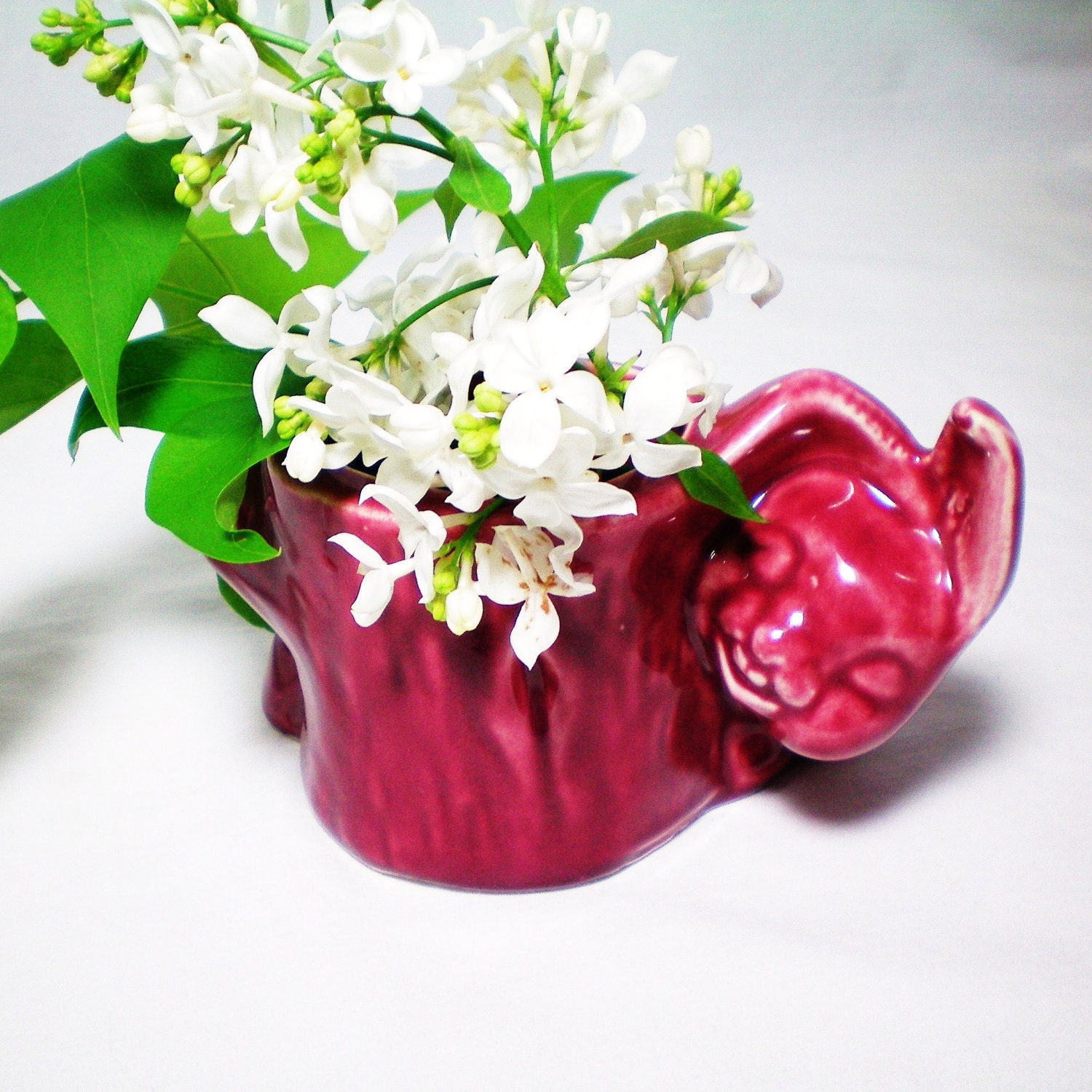 Vintage Bunny Rabbit Planter - Shawnee Pottery