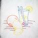 Embroidered Kitchen Towel - Lemonade - hand embroidered dish towel