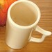 Vintage but Mod Demitasse or Expresso Cups. Cream Colored Ceramic