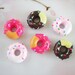 6 pcs - Sprinkled Doughnuts Mix Decoden Cabochon (13mm) DN10002