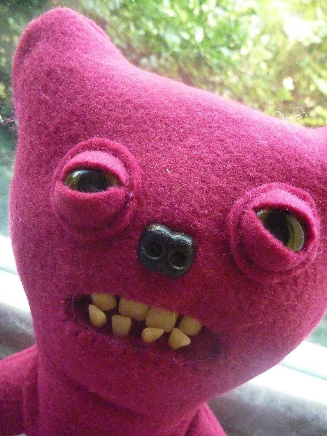 Not this Menacing Teddy Bear, but one like it - a plush Fuggler 25cm