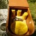 Great Looking Green and Tan Woven Wicker Picnic Basket
