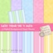 Digital Background Paper Sheets in Spring Colors, matches Easter Friends, printable TDEY-26EP