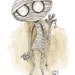 MUMMY. Watercolor print numbered and signed by coryBasil 11x14