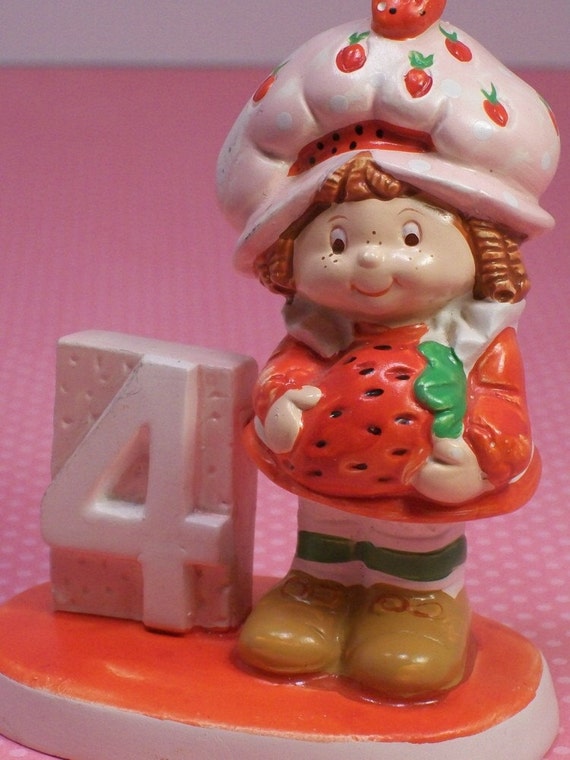 Strawberry Shortcake birthday figurine by RelicsAndRhinestones