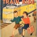 Children's Book Vintage "David and Nancy's Train Ride" Rand McNally 1945